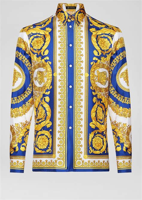 versace golden shirt